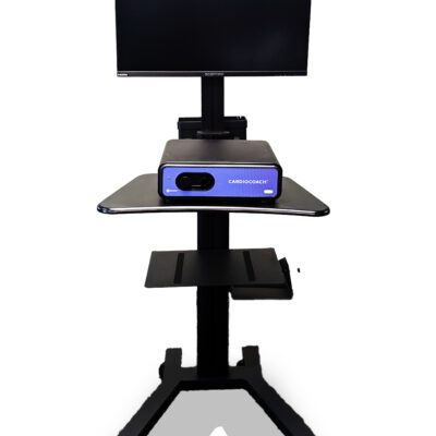 Mobile cart with monitor mount