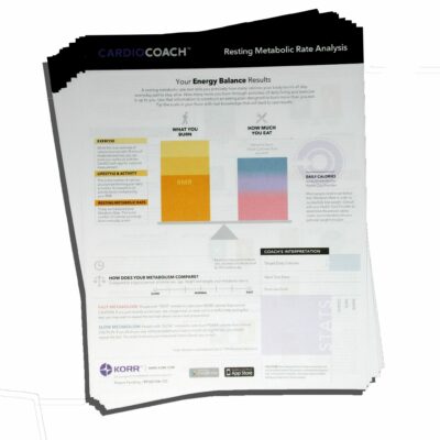 CardioCoach Pre-Printed RMR Paper
