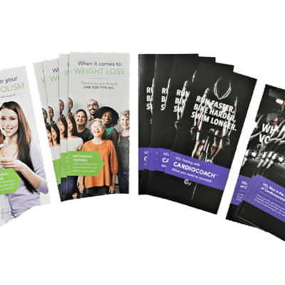 cardio and weight loss printed materials